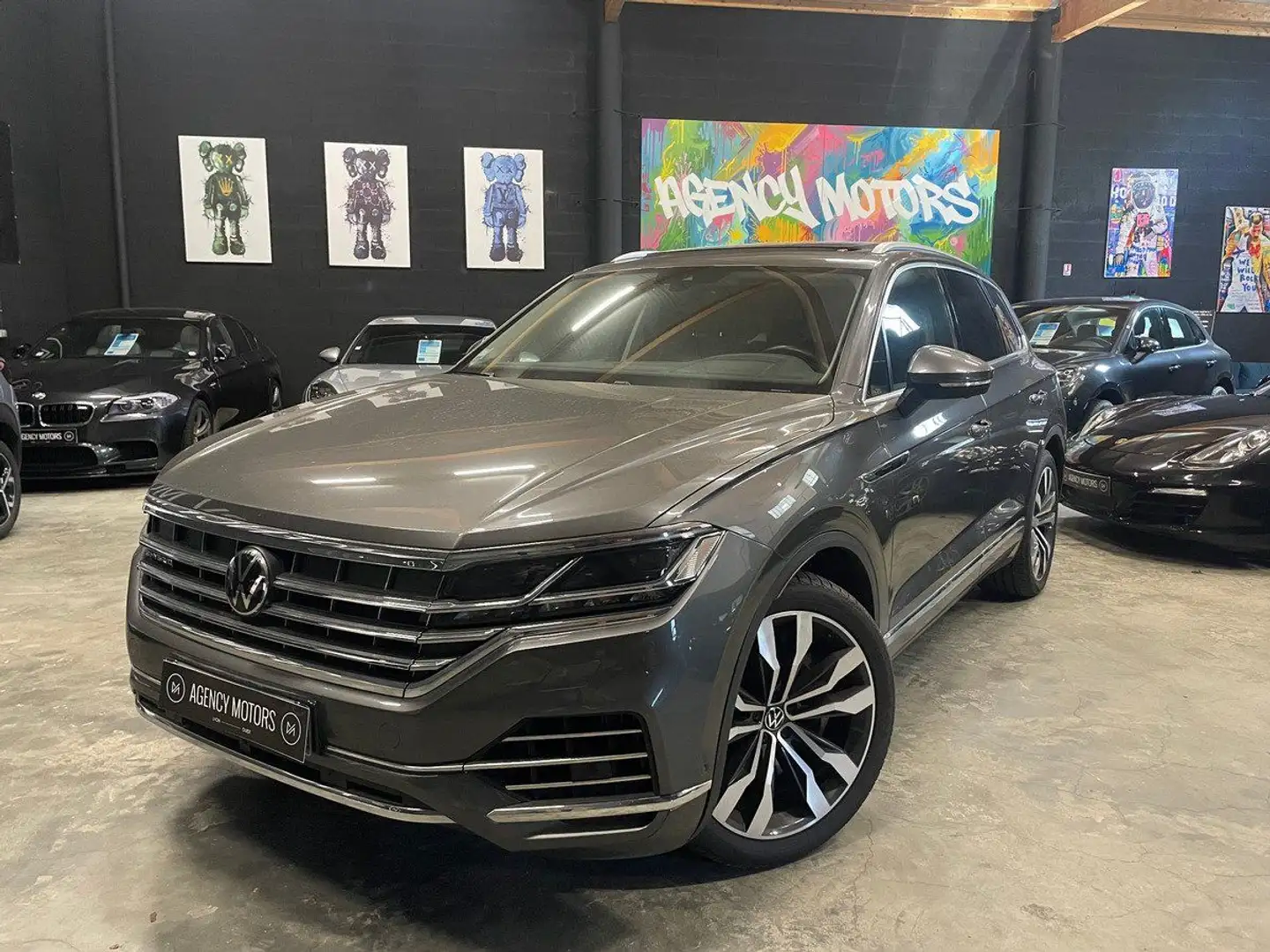 Volkswagen Touareg 3.0 l V6 381ch hybrid Elegance Carnet VW Gris - 1