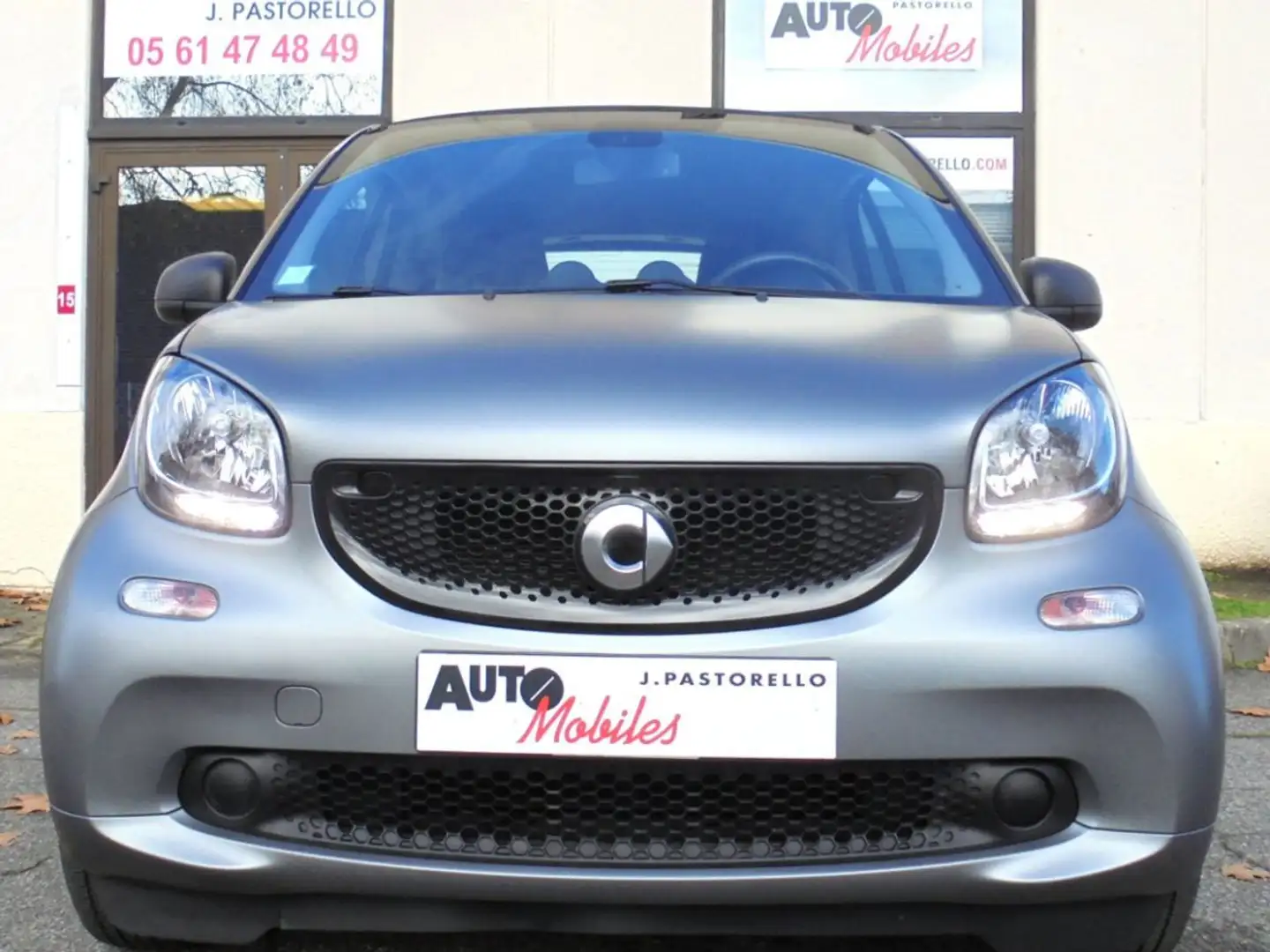 smart forTwo COUPE 1L 71 CH PASSION TWINAMIC Gris - 2