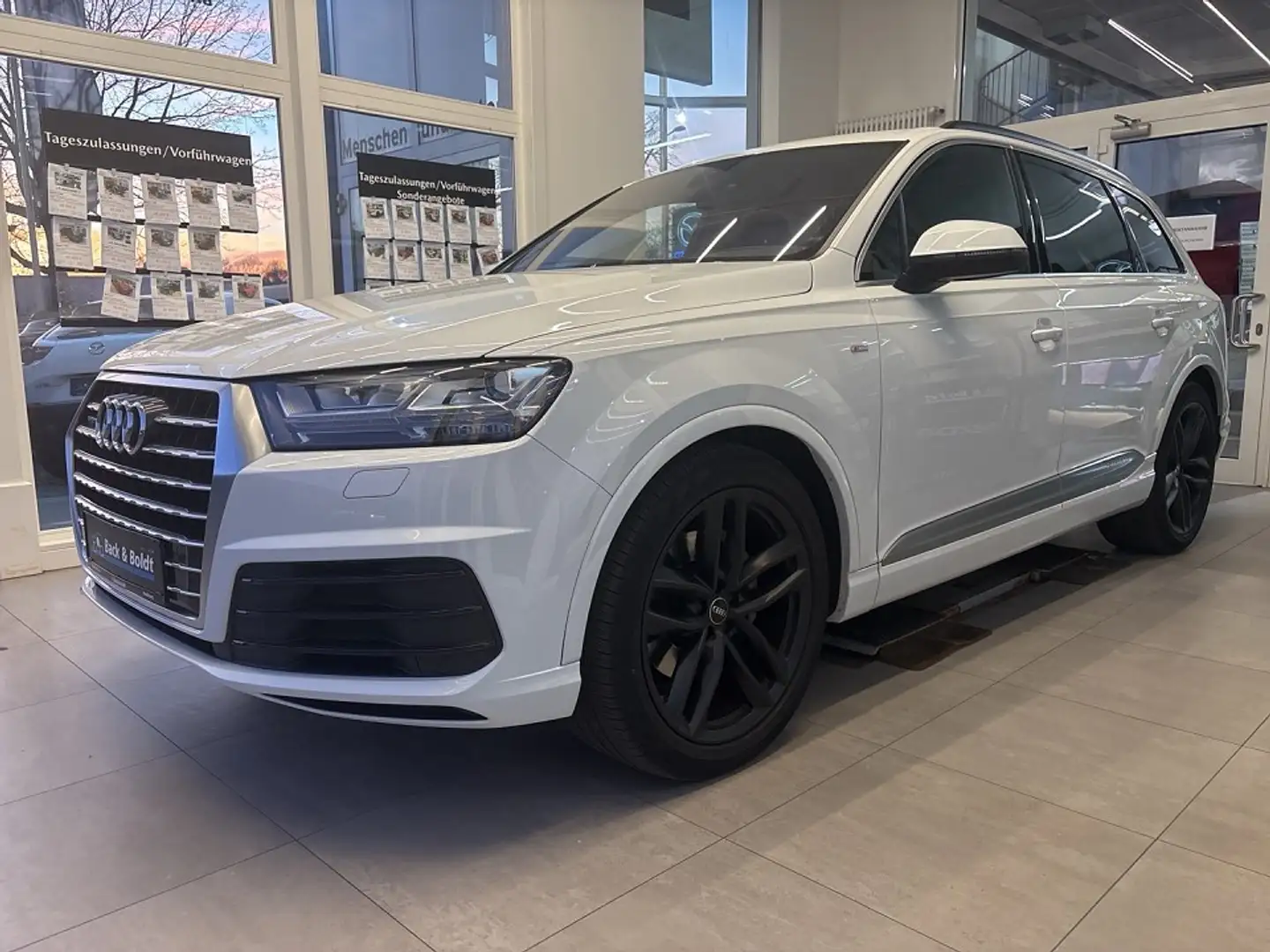 Audi Q7 3.0 TDI quattro S-LINE+B&O ADVANCED+PANO+AHK+STAND Blanco - 1