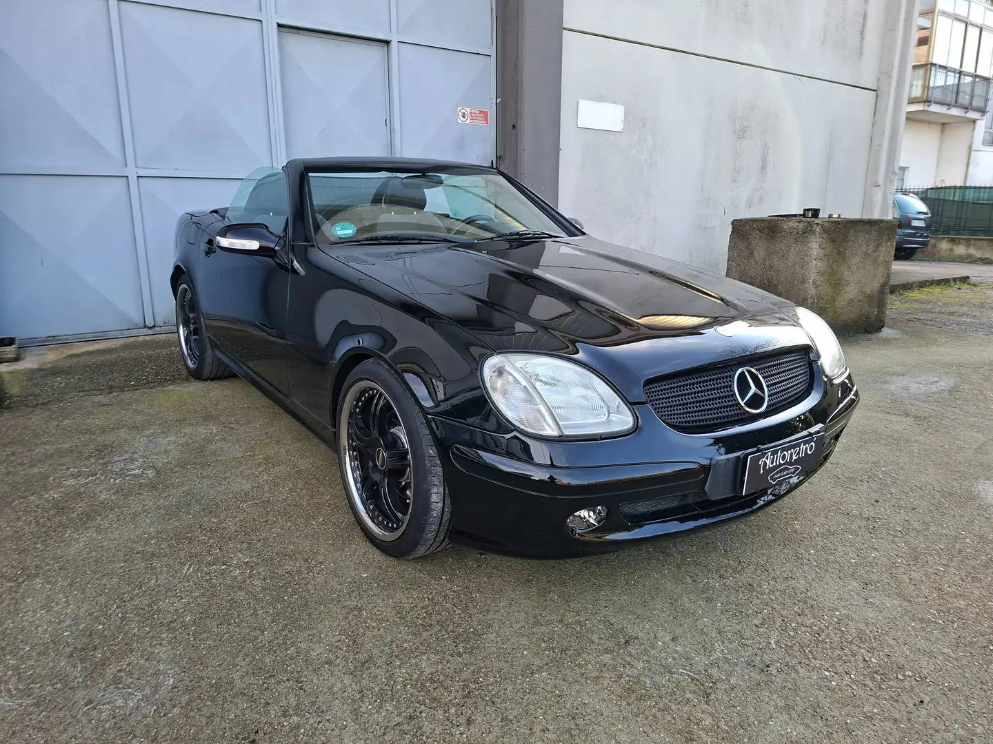 Mercedes-Benz SLK 200 kompressor R170 163 cv *A.S.I.* *INTERNI BLU* Schwarz - 2