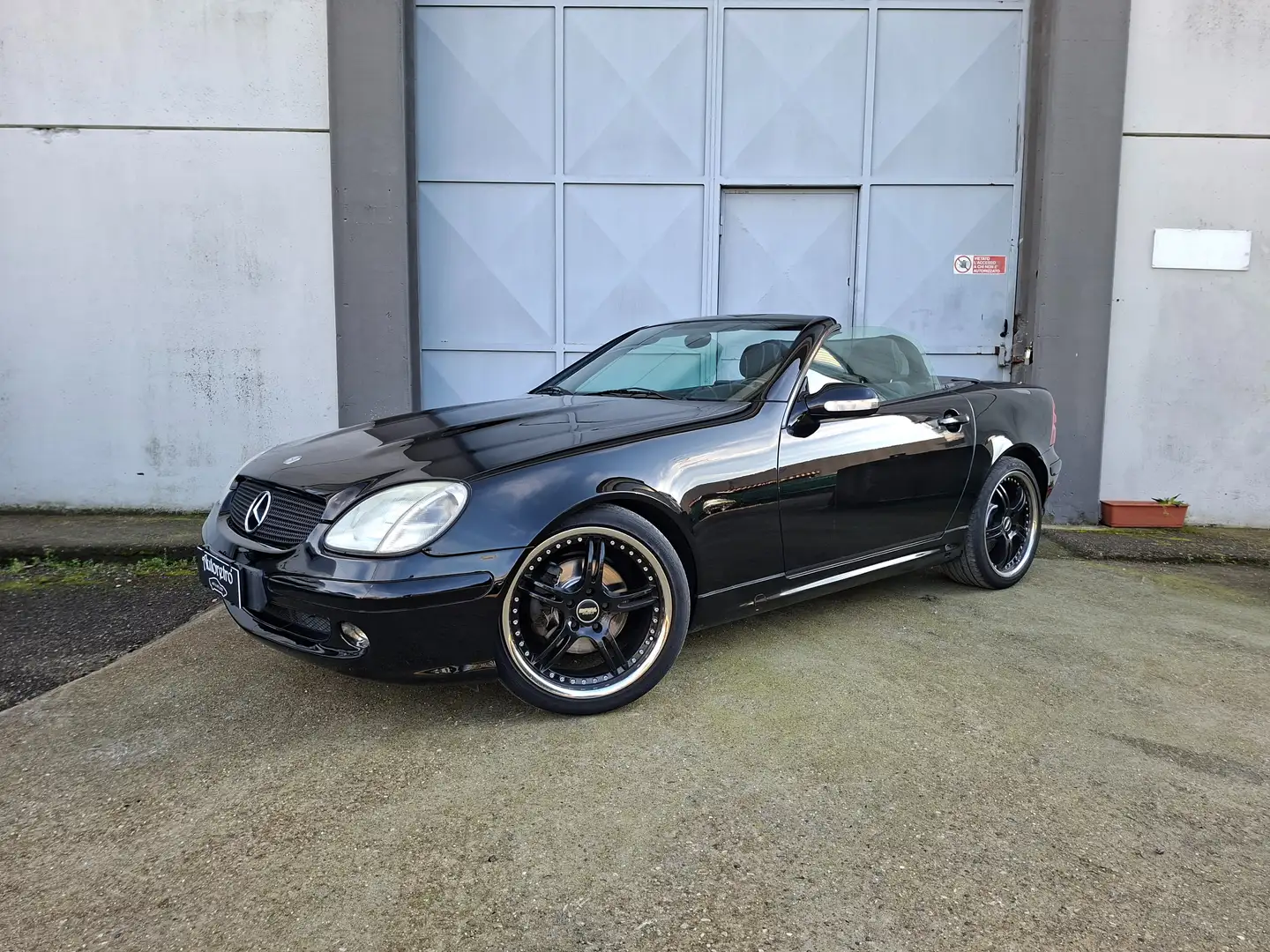 Mercedes-Benz SLK 200 kompressor R170 163 cv *A.S.I.* *INTERNI BLU* Schwarz - 1