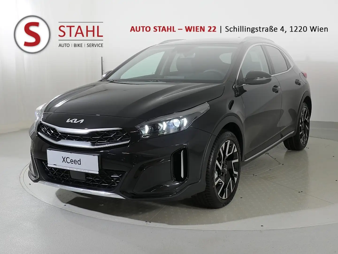 Kia XCeed 1,6 TGDI Silber 48V DCT | Stahl Wien 22 Schwarz - 1