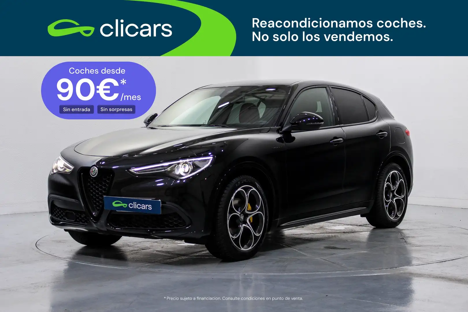 Alfa Romeo Stelvio 2.2 Veloce Q4 210 Aut. Negro - 1