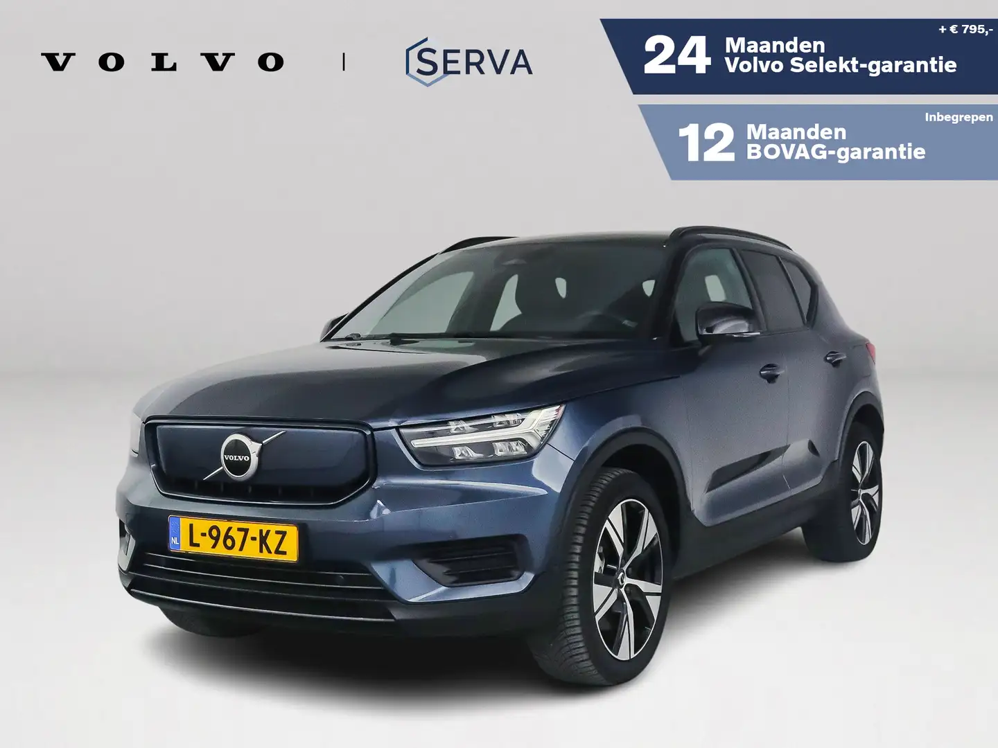 Volvo XC40 Recharge Twin Plus | Parkeercamera | Stoel- en Stu Blauw - 1
