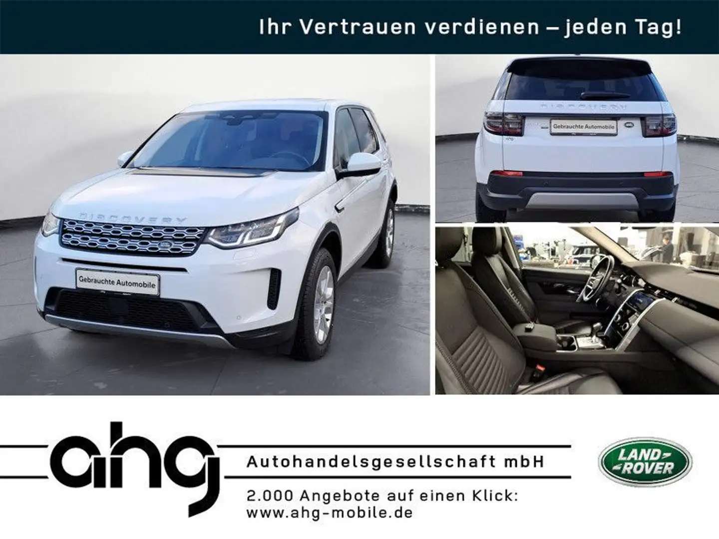 Land Rover Discovery Sport P300e AWD Automatik S Tempom.akt Blanc - 1