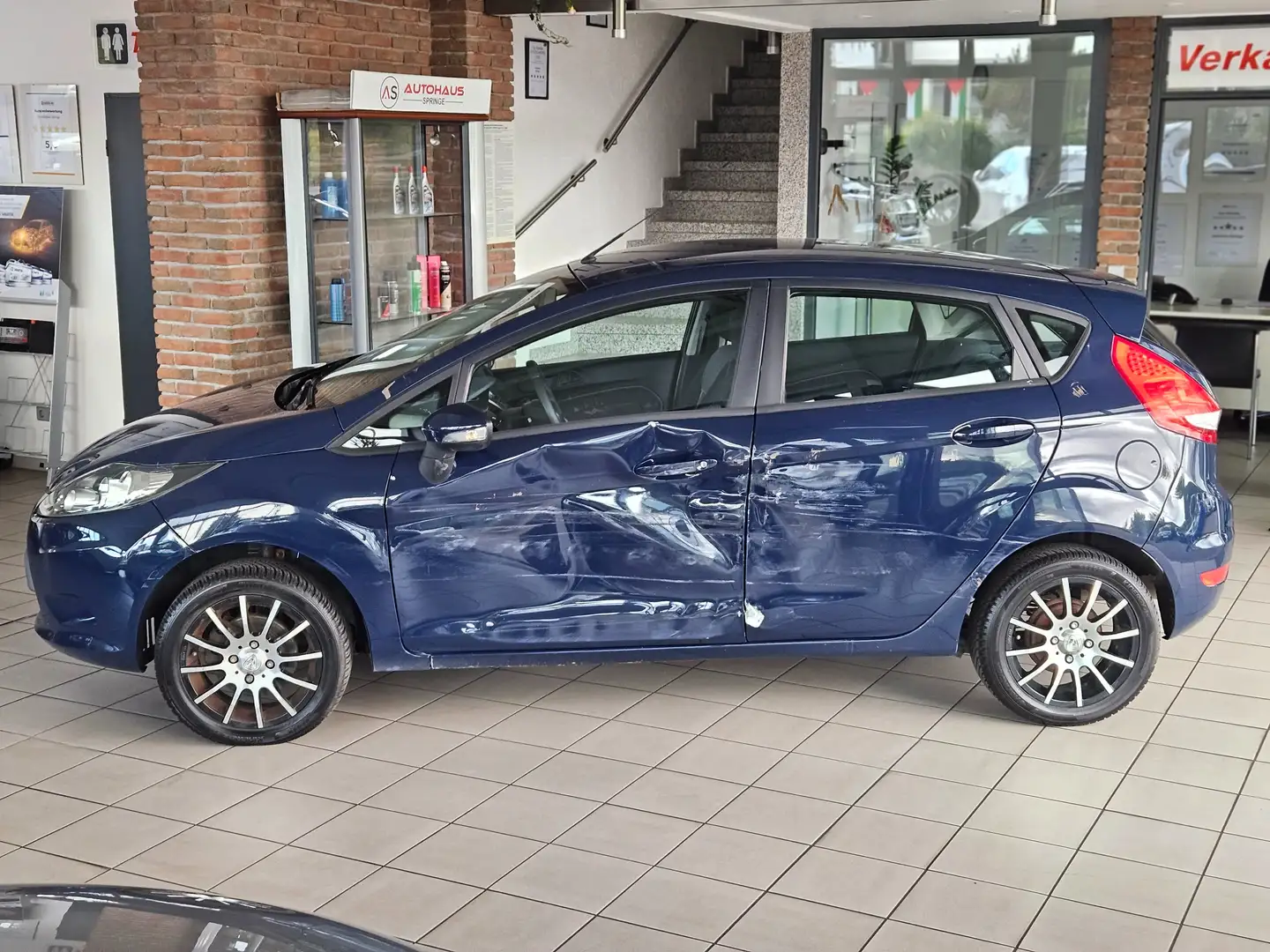 Ford Fiesta 1.25 Trend *Allwetterreifen, Klima, HU 01/27* Bleu - 2