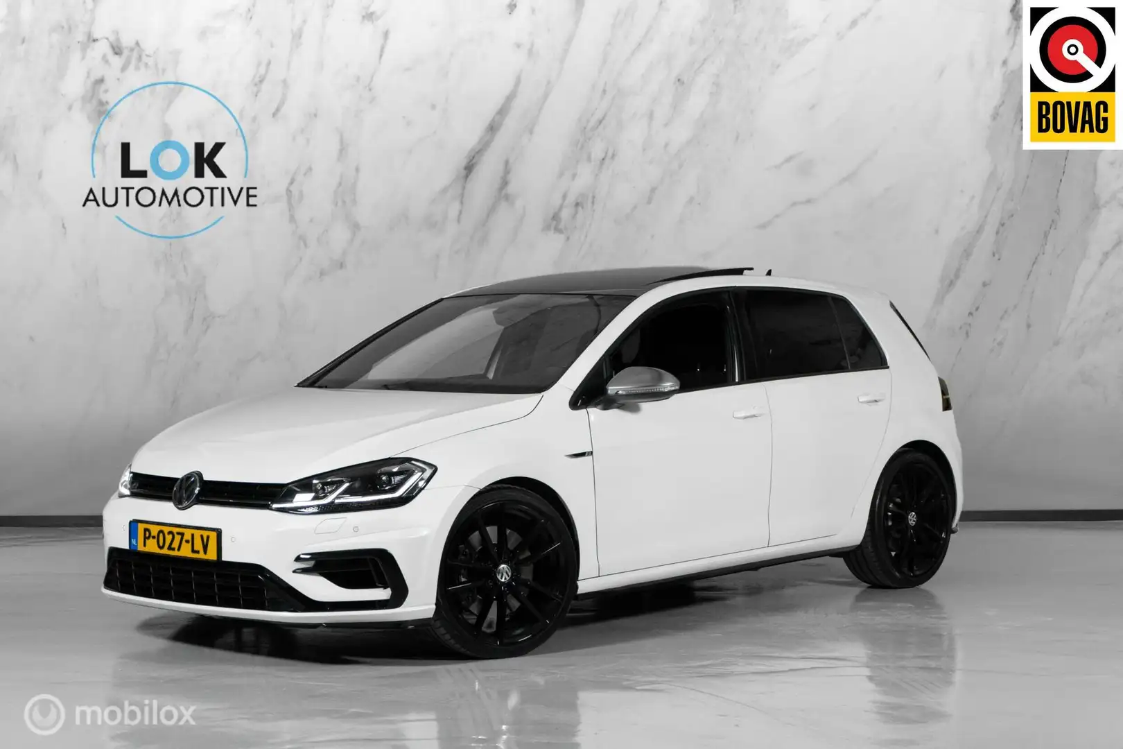 Volkswagen Golf 2.0 TSI R 4 motion|AKRAPOVIC|PANO|ACC|NAVI|LED| Wit - 1