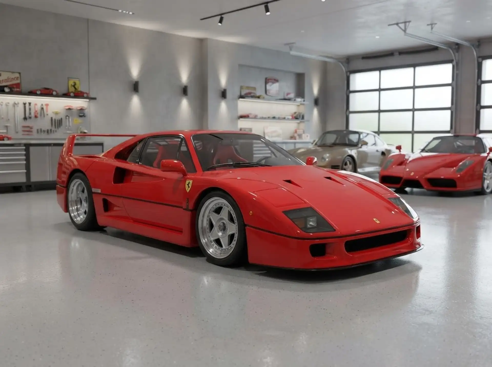 페라리 F40 1989 레드