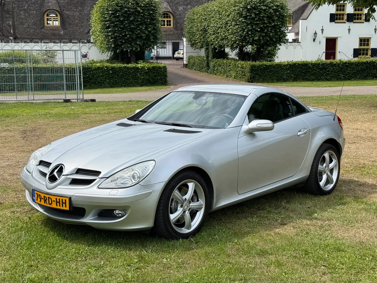 Mercedes-Benz SLK 350 Automaat 2e eigenaar 48.603km! NAP Youngtimer srebrna - 2