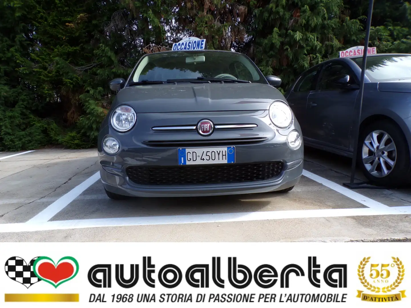 Fiat 500 Hybrid 70cv (KM. 14.869) Grigio - 2