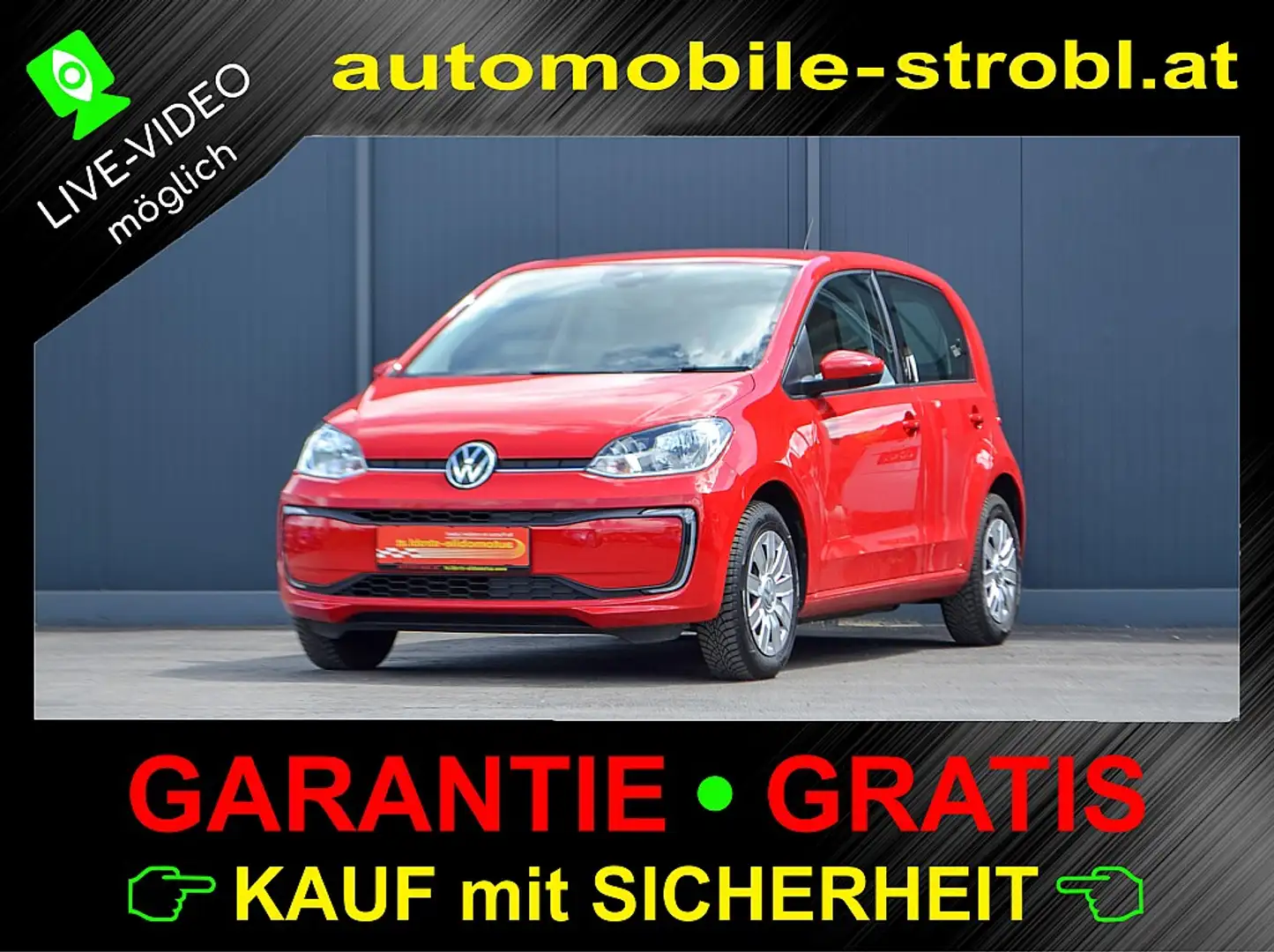 Volkswagen up! e-up! Move 32,3kWh (mit Batterie)*CCS*Top.Ausst... Kırmızı - 1
