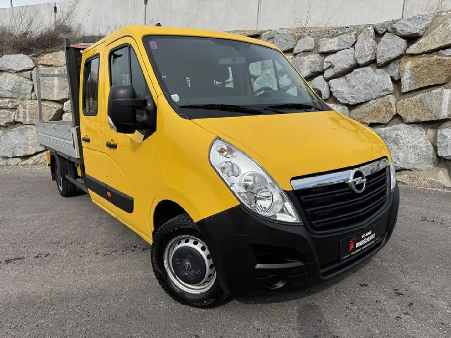 Opel Movano Pritsche L3 DOKA KLIMA TEMPOMAT AHK Gelb - 1