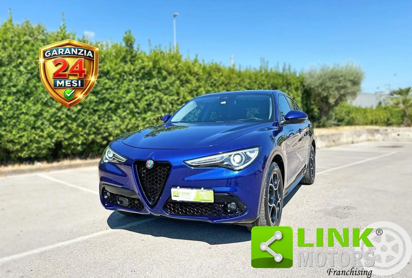 Alfa Romeo Stelvio 2.2 Turbodiesel 190CV AT8 Q4 Executive Garanzia 24 Blu/Azzurro - 1