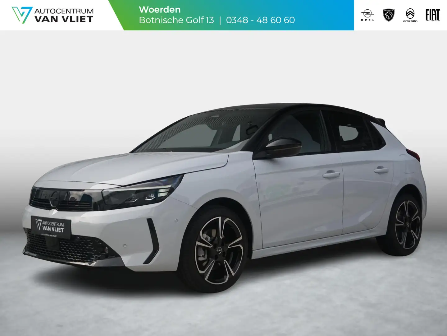 Opel Corsa 1.2 Turbo Hybrid GS Leder Alcantara | 17"Lm velgen Wit - 1
