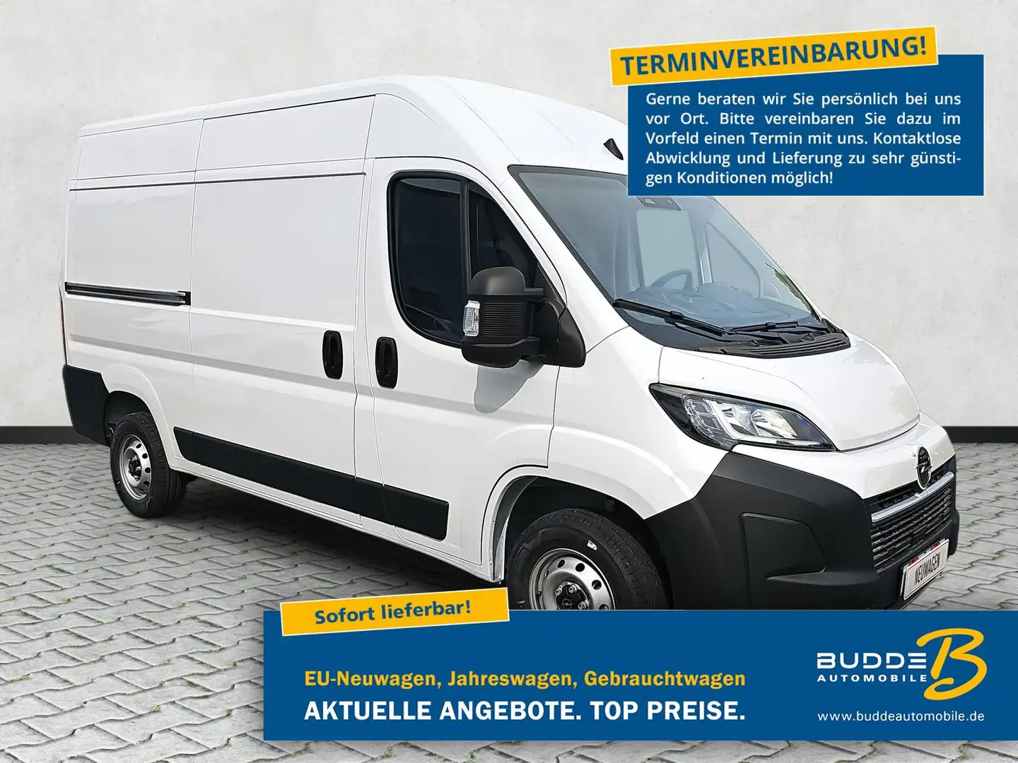 Opel Movano Cargo 2.2 BlueHDI140 L2H2 Tempomat PDC Alb - 1