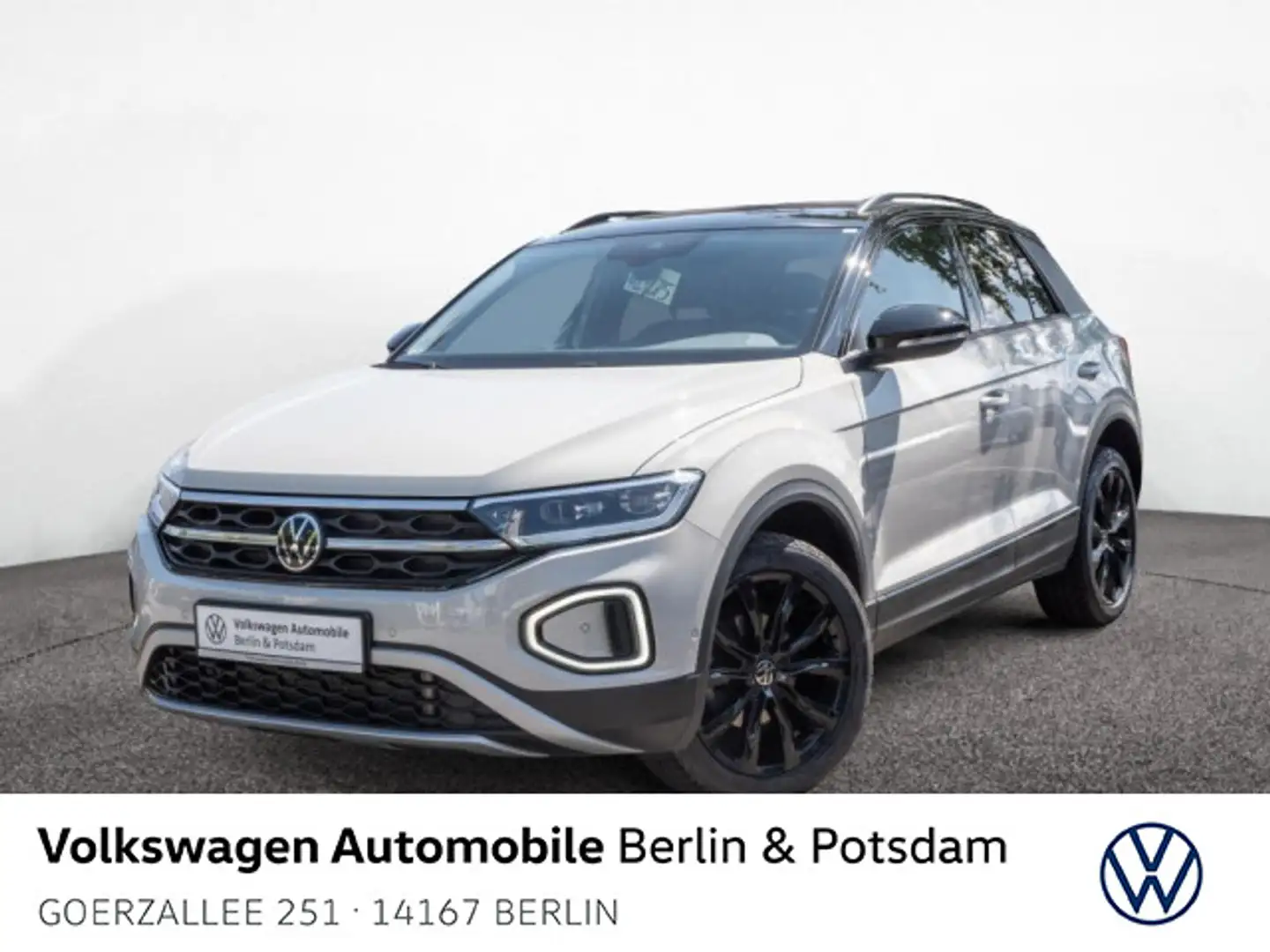 Volkswagen T-Roc 1.5 TSI DSG Style Navi Stdhz R-Kam AHK Grau - 1