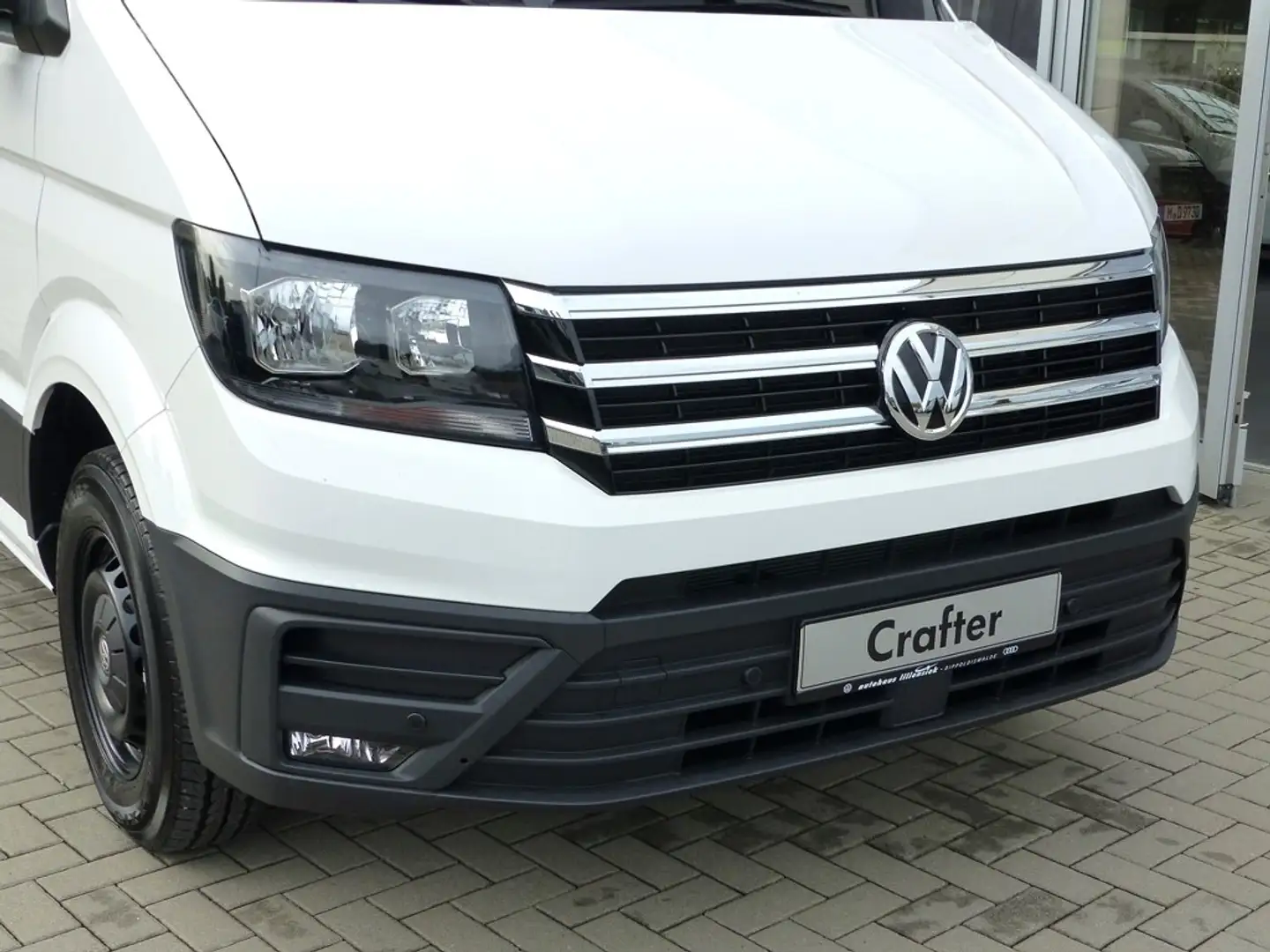 Volkswagen Crafter 35 Kasten 2.0 TDI MR  *AHK*PDC*ZV*Klima* Blanc - 2