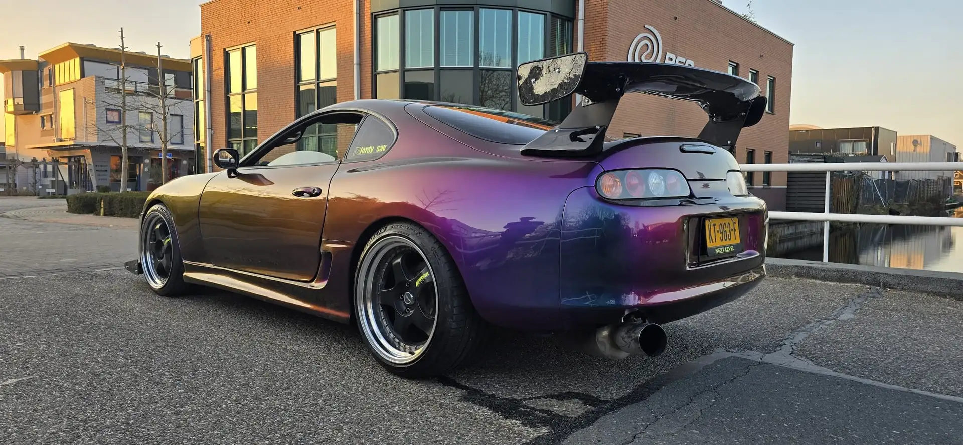 Toyota Supra single turbo. NAT Paars - 2