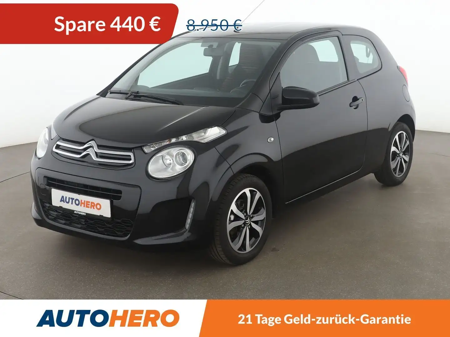 Citroen C1 1.0 VTi Shine *LIMITER*PDC*SHZ*ALU*KLIMA* Schwarz - 1