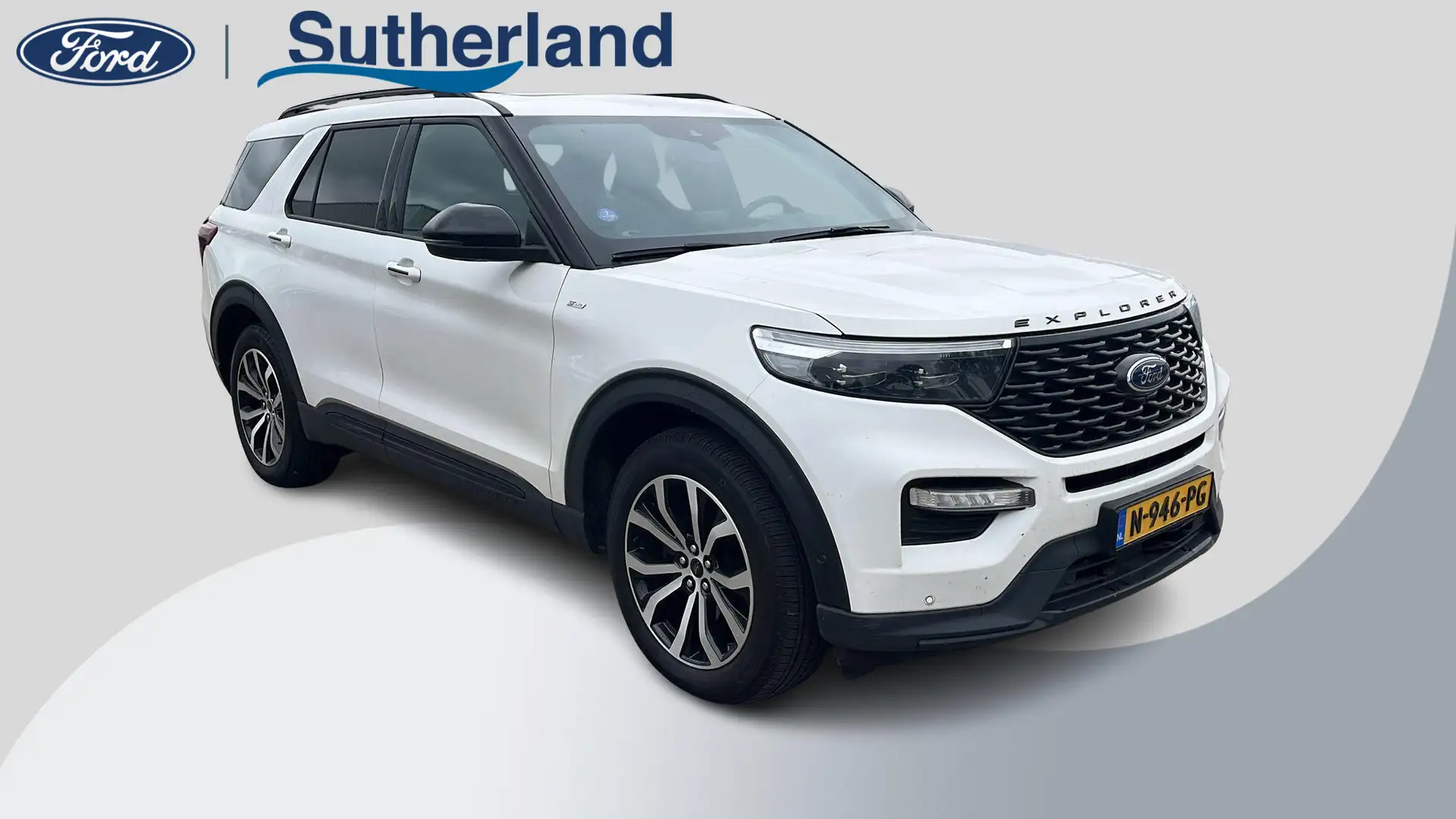 Ford Explorer 3.0 V6 EcoBoost PHEV ST-Line 457pk | Adaptieve Cru Wit - 1