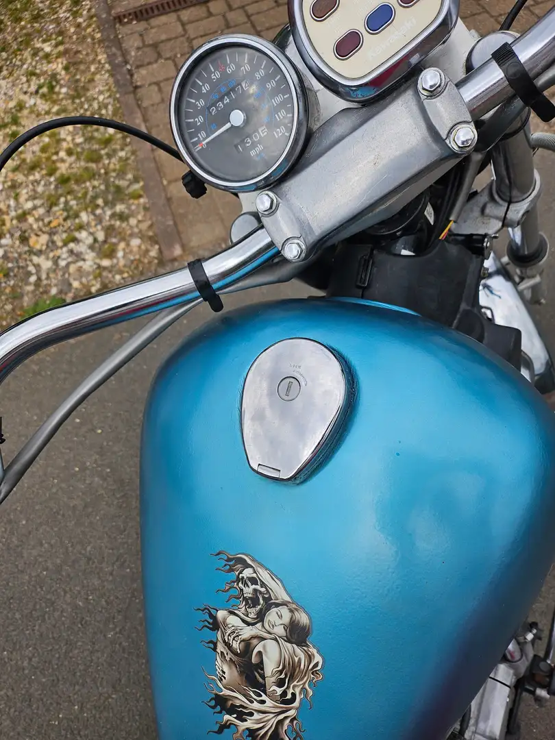 Kawasaki EN 500 Softchopper - Grauimport Bj. 1991 Blue - 2