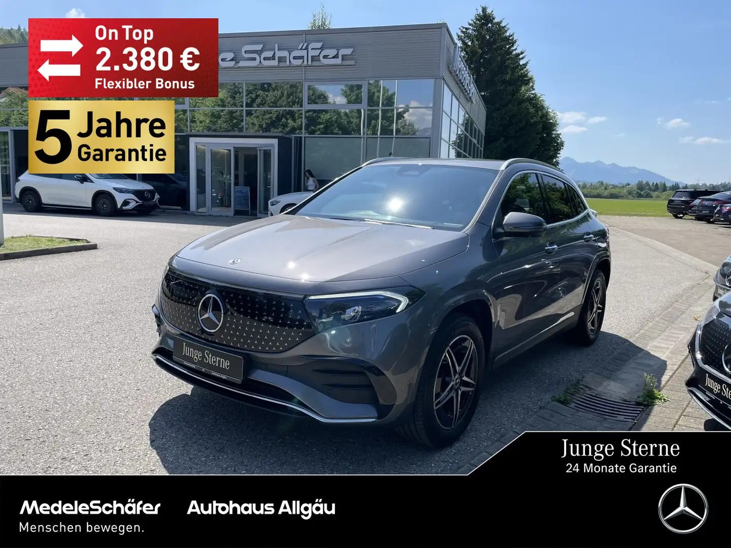 Mercedes-Benz EQA 300 EQA 300 4M AMG Memory 360° HuD KeylessGO NP66 LED Gris - 1