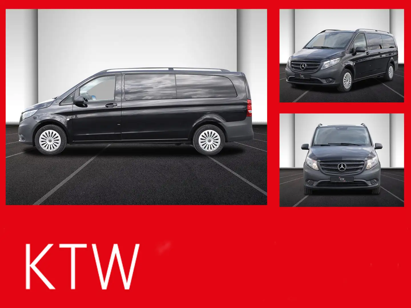 Mercedes-Benz Vito 116TourerPro ,Extralang,2xKlima,Kamera,AHK Noir - 1