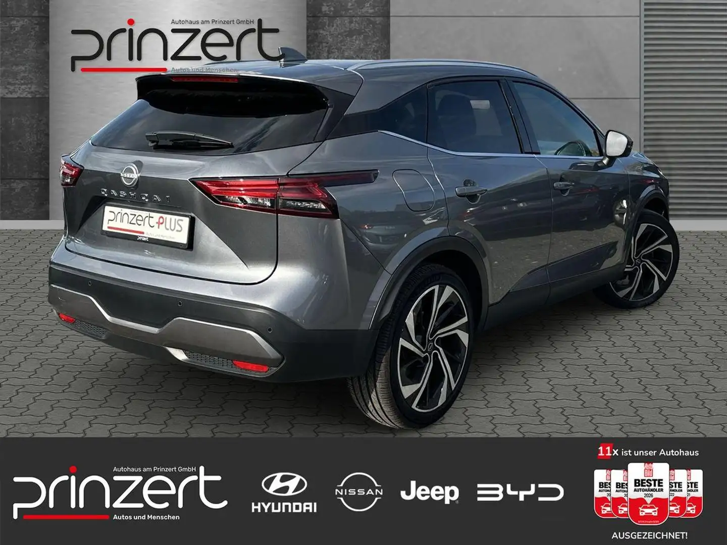 Nissan Qashqai 1.3 DIG-T MHEV Tekna+ Android Auto Gris - 2
