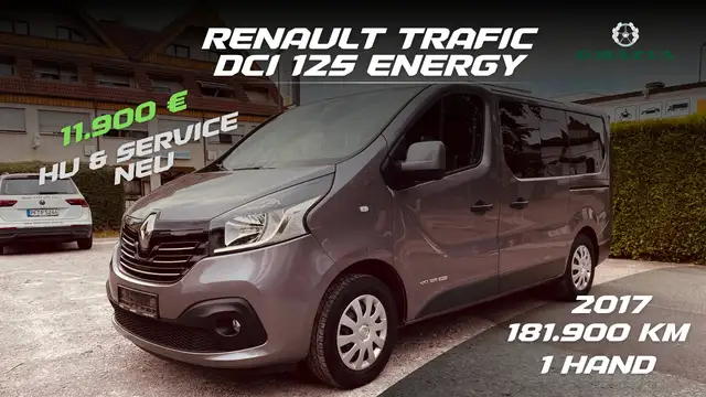 Renault Trafic dCi 125 ENERGY Grand Combi Expression | 8-Sitzer | 1. Hand | AHK | Euro 6 | Scheckheft | Klima | Tempomat