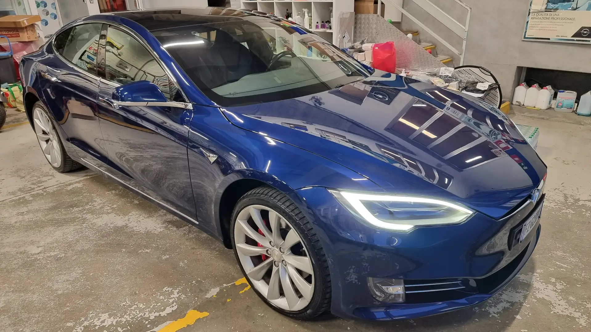 Tesla Model S Model S Perf. Dual Motor supercharger gratis Blu/Azzurro - 2