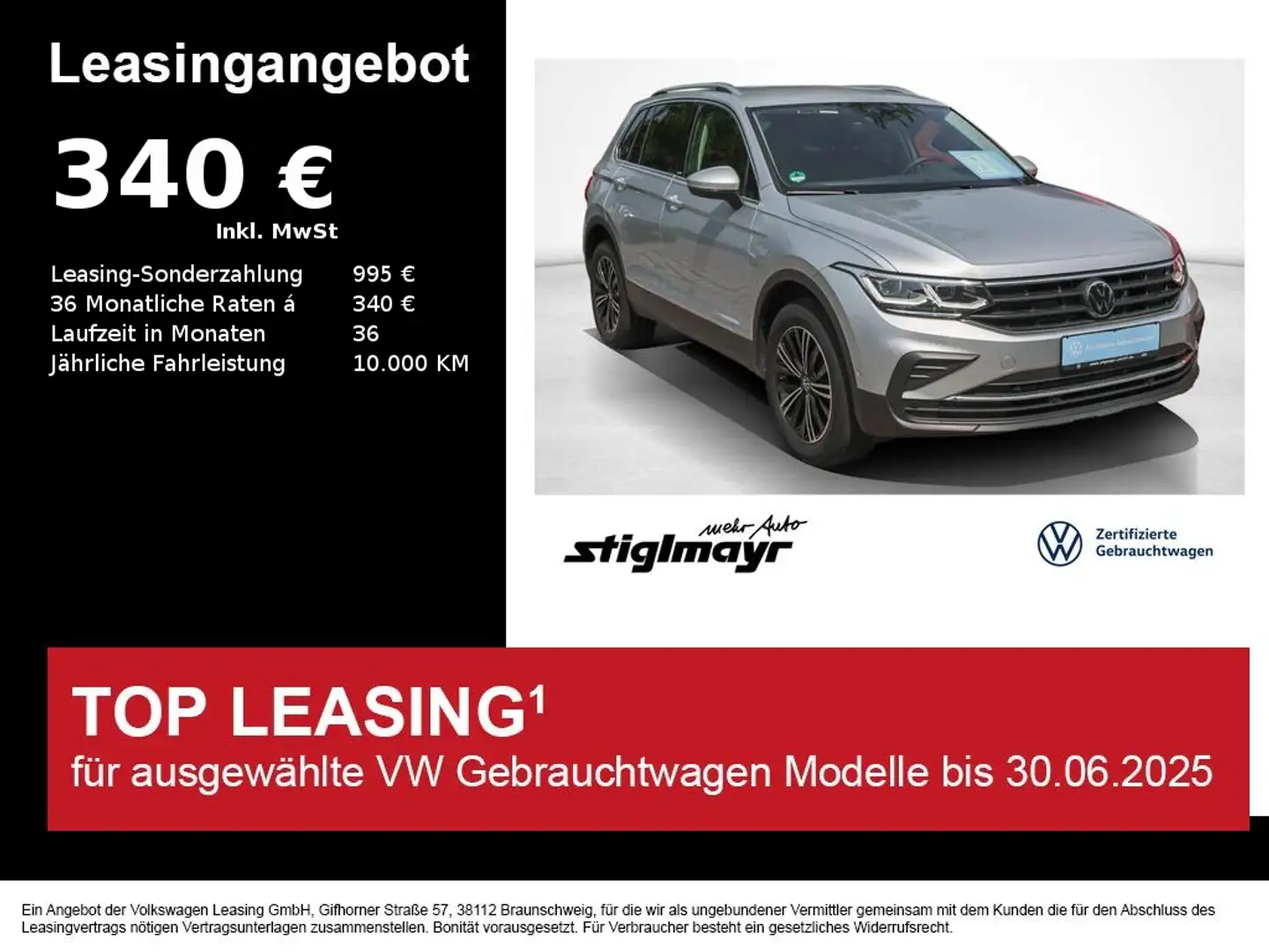 Volkswagen Tiguan Move 2.0 TDI DSG 4Motion +AHK+HUD Zilver - 1