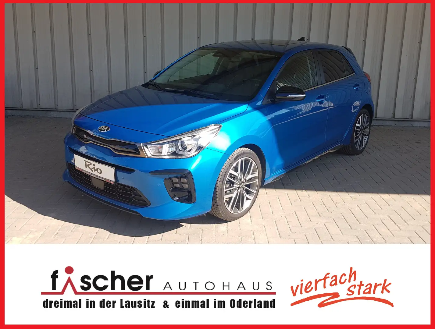 Kia Rio 1.0T 120 48V DCT GT-Line NAVI TECH GD Blau - 1