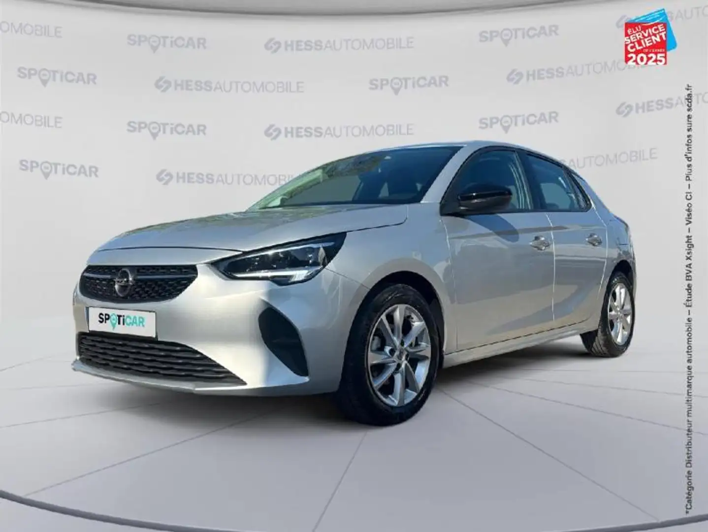 Opel Corsa-e 1.2 75ch Elegance Business GPS Gris - 1