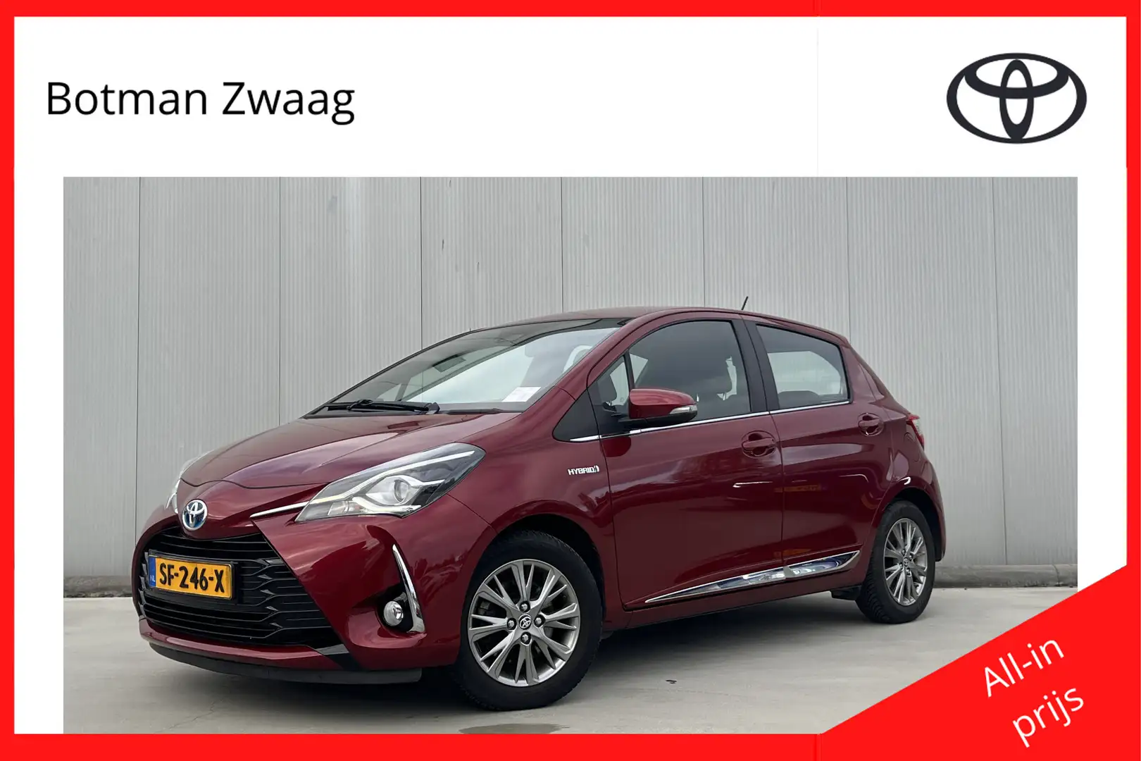 Toyota Yaris 1.5 Hybrid Executive | Cruise control Rouge - 1