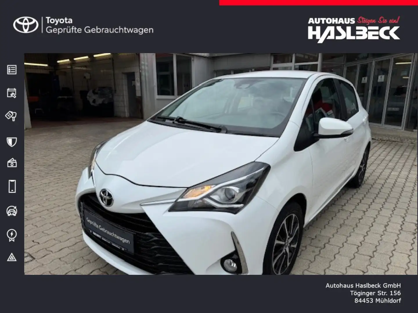 Toyota Yaris 1,5-Dual-VVT-iE Team Deutschland Weiß - 1