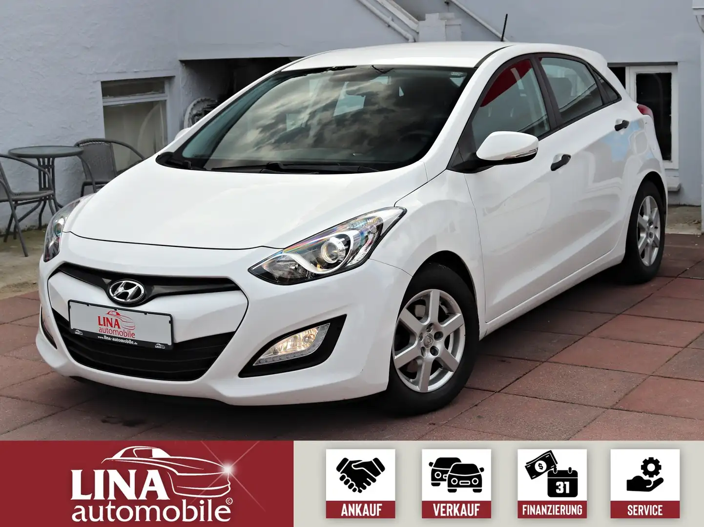Hyundai i30 Classic 1.4 1.Hd*KAMERA*NaviDVD*Klima* White - 1