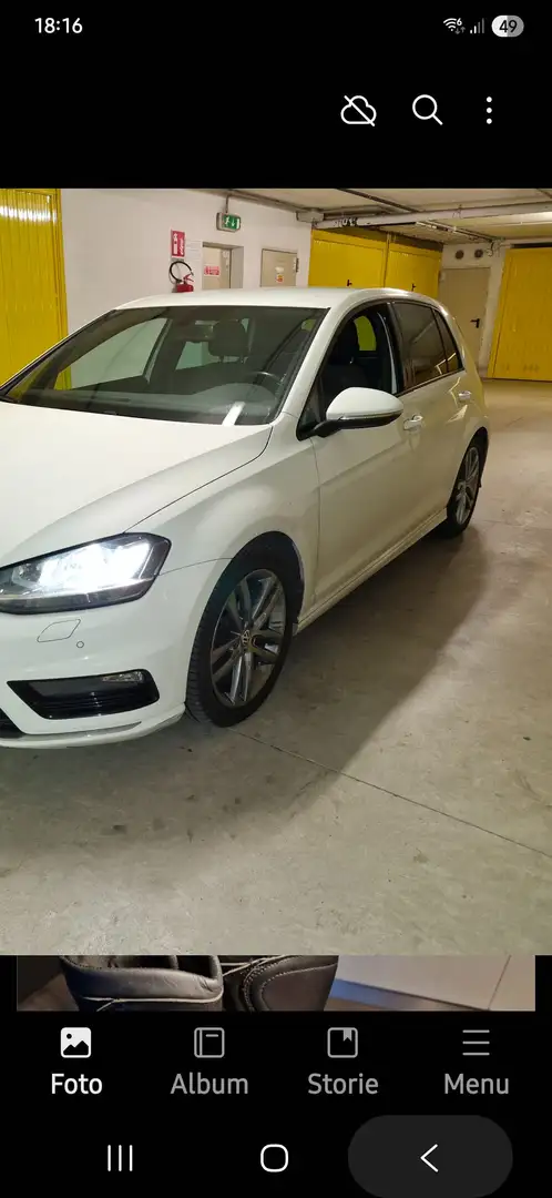 Volkswagen Golf Golf VII 2015 R line Bianco - 1
