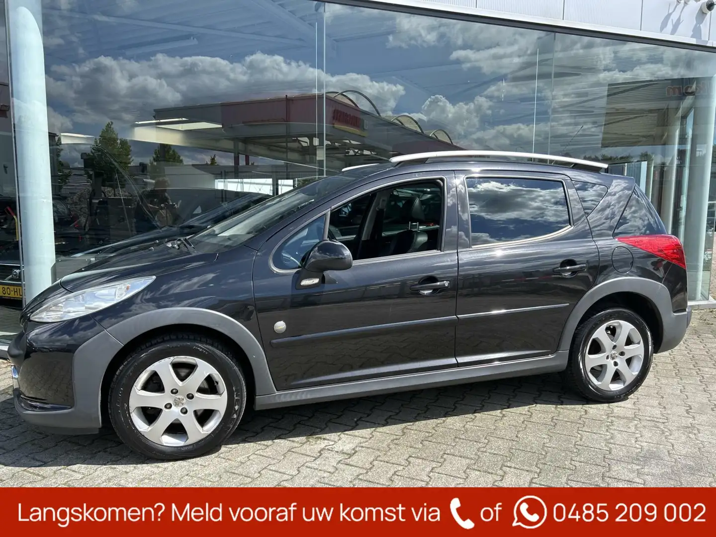 Peugeot 207 SW 1.6 VTi OUTDOOR, clima, cruisecontrol, panorama Negro - 1