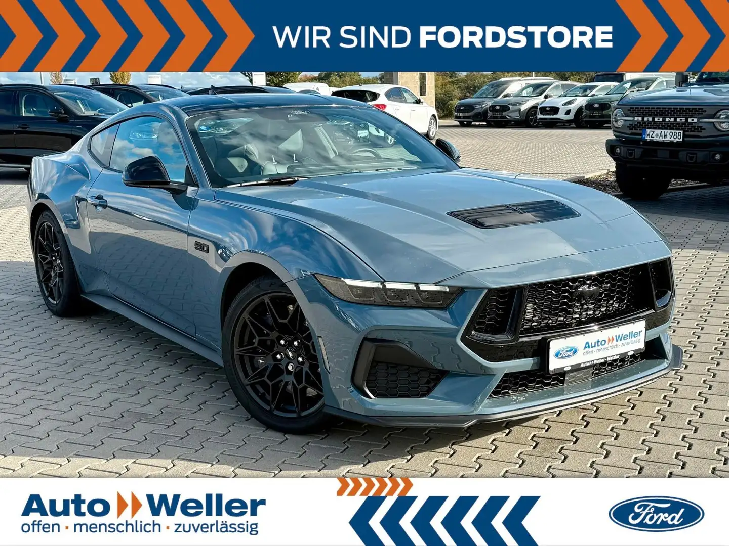 Ford Mustang Fastback 5.0 Ti-VCT V8 GT Styling-Paket Blau - 1