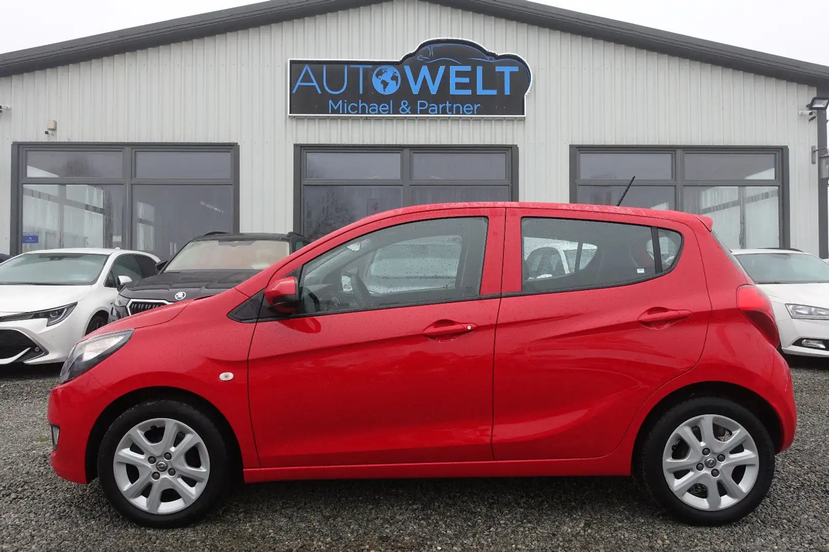 Opel Karl 1.0 75PS Aut. lück.Schkecheft TÜVNEU KLIMA Rot - 1