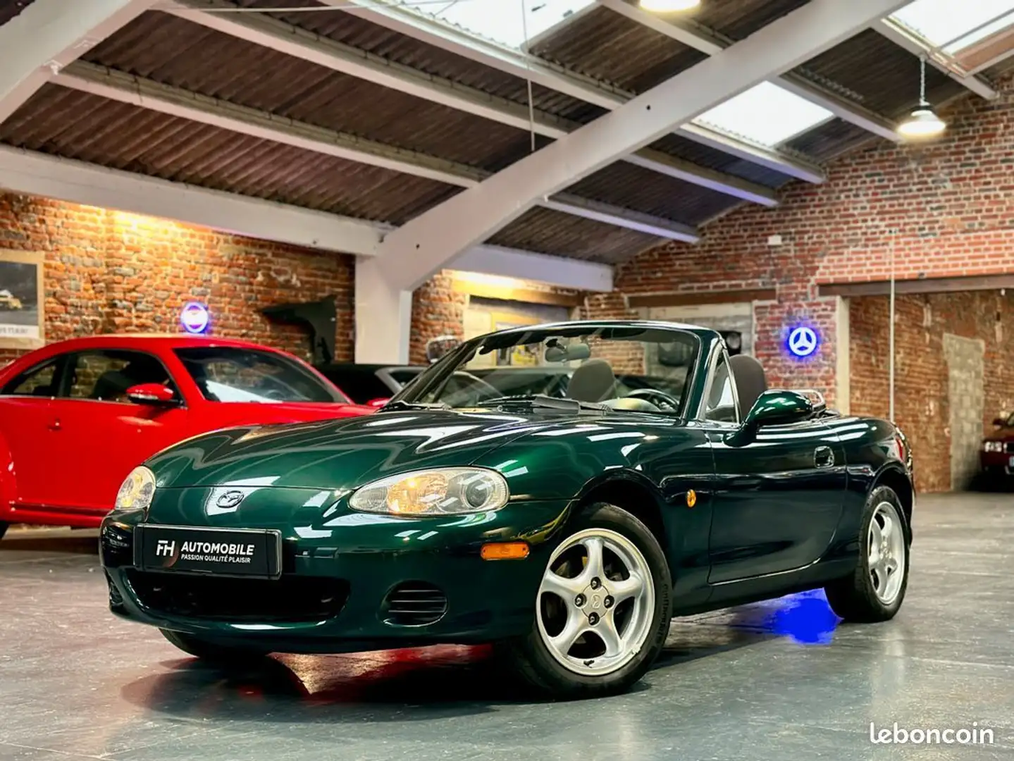 Mazda MX-5 NBFL 1.6L 110 ch Grace Green Carnet d'entretien et historique État remarquable Groen - 1