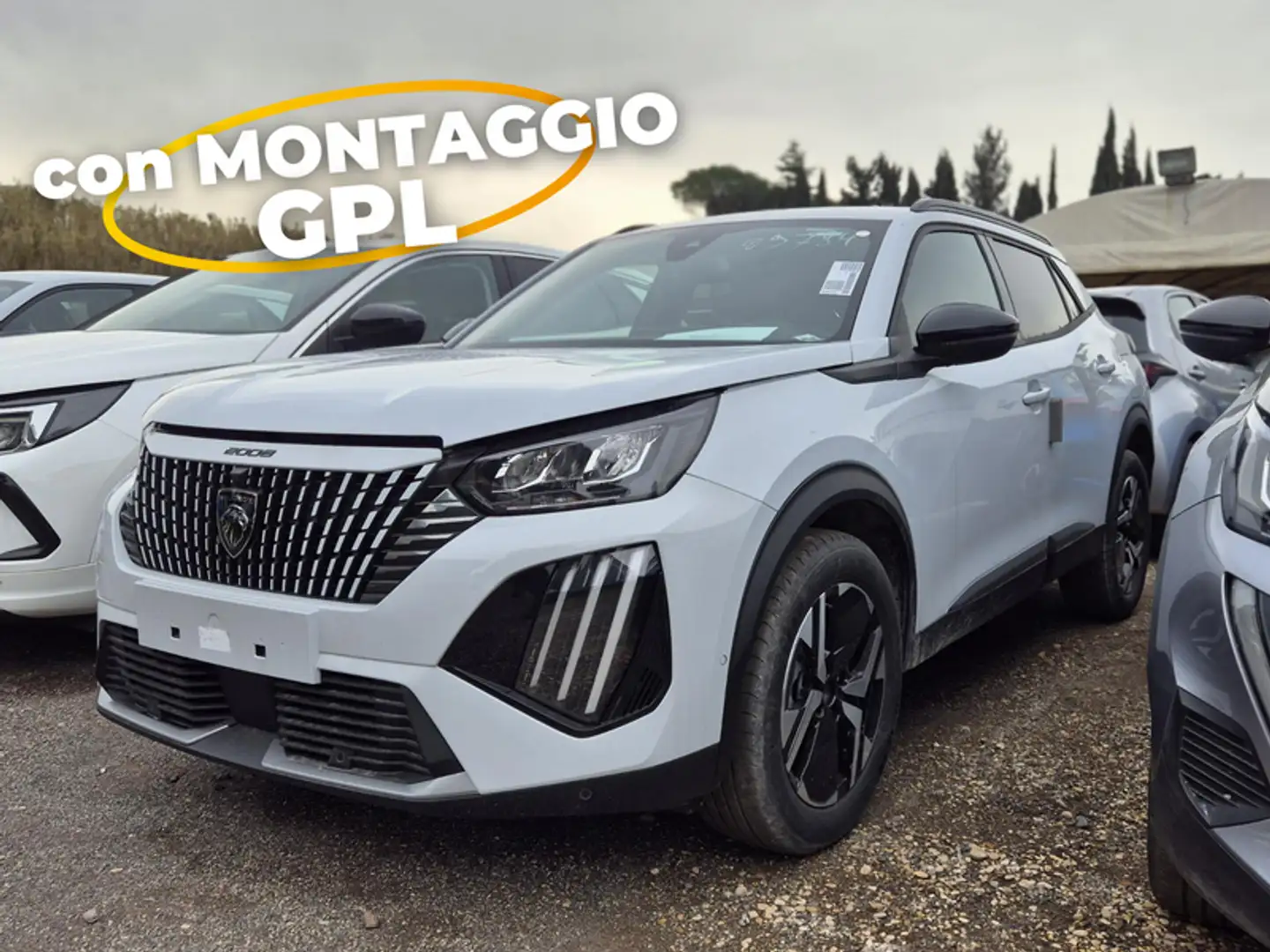 Peugeot 2008 PureTech 100 S&S Allure con MONTAGGIO GPL Grigio - 1