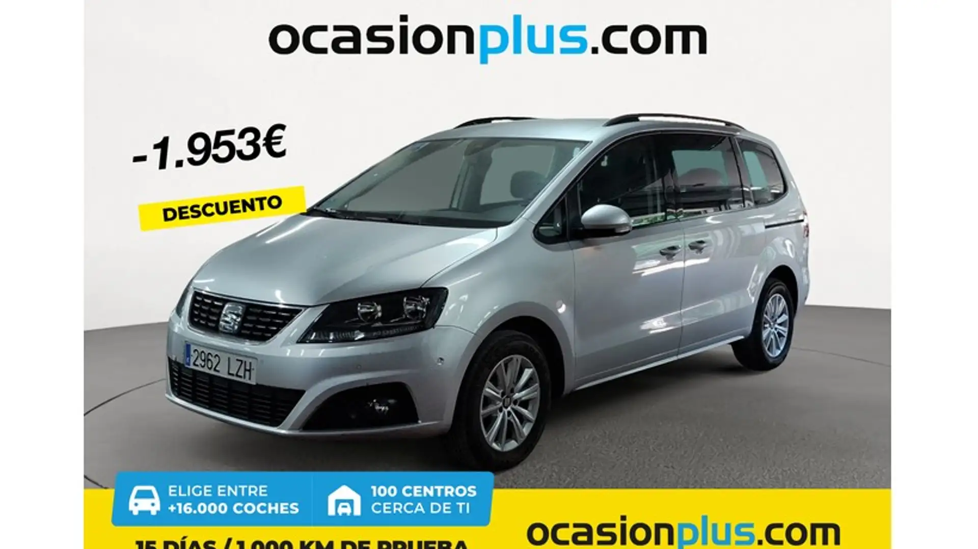 SEAT Alhambra 1.4 TSI S&S Style DSG 7 plazas Plateado - 1
