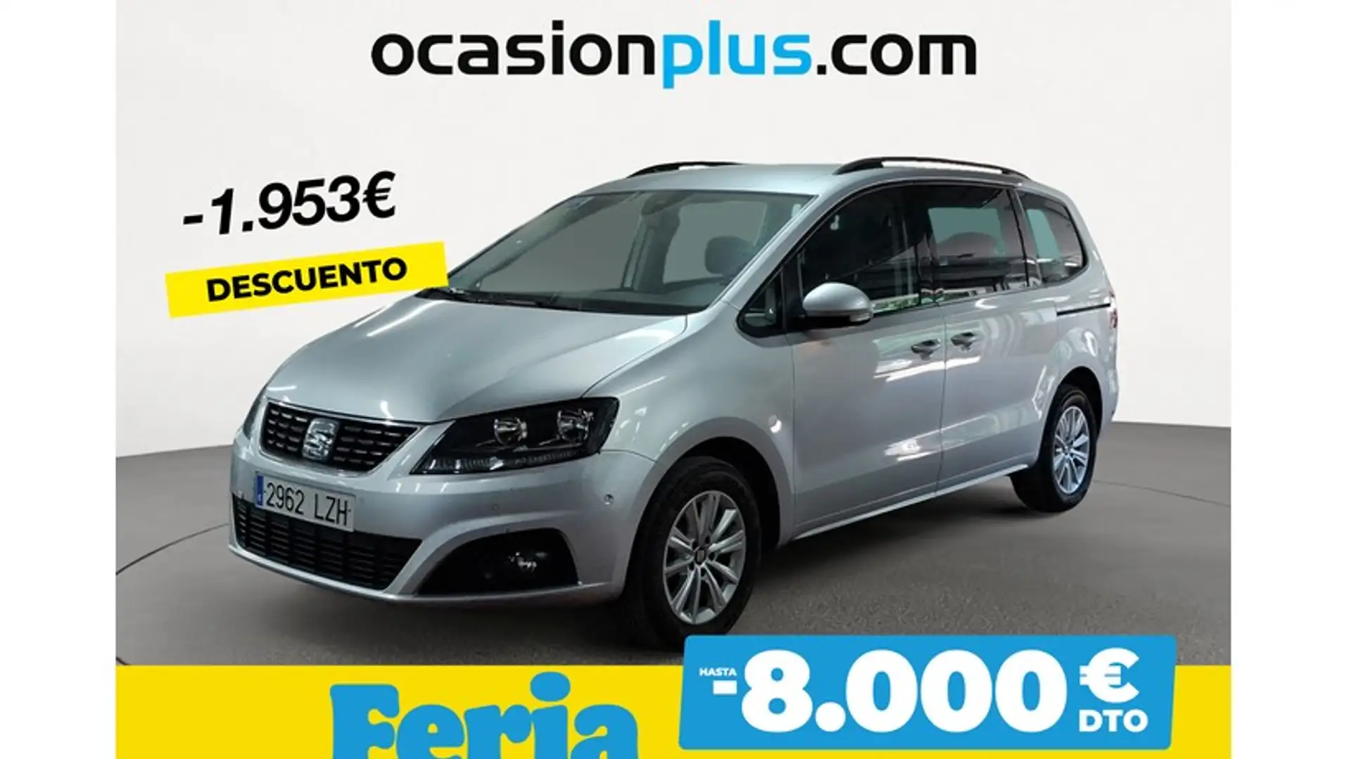 SEAT Alhambra 1.4 TSI S&S Style DSG 7 plazas Argent - 1