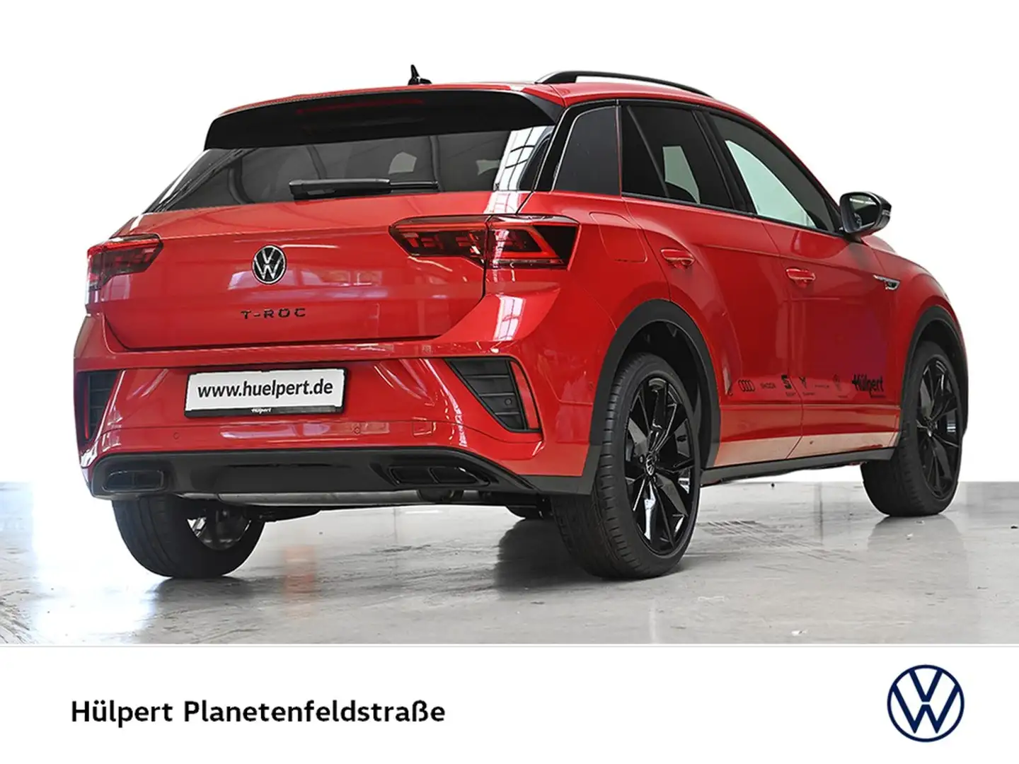 Volkswagen T-Roc 1.5 R-LINE DSG BLACKSTYLE MATRIX-LED LM19 AHK Rot - 2