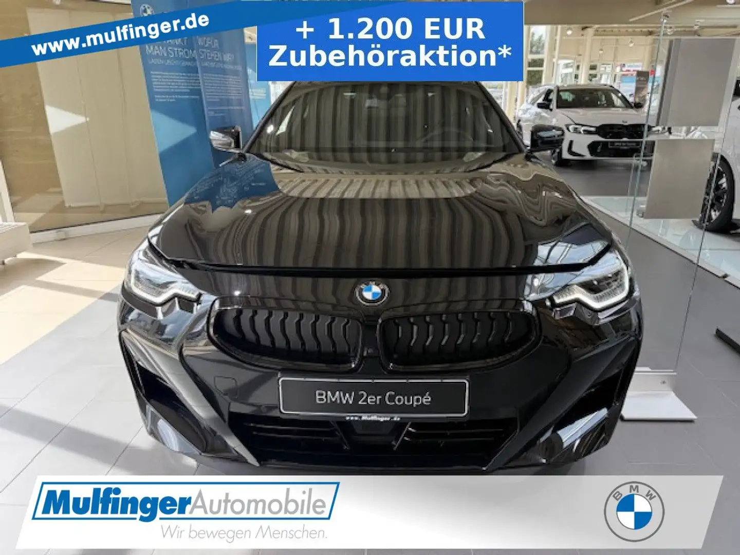 BMW 220 i Coupé M Pro ACC Ad-LED SuView H/K AHK 19" Schwarz - 1