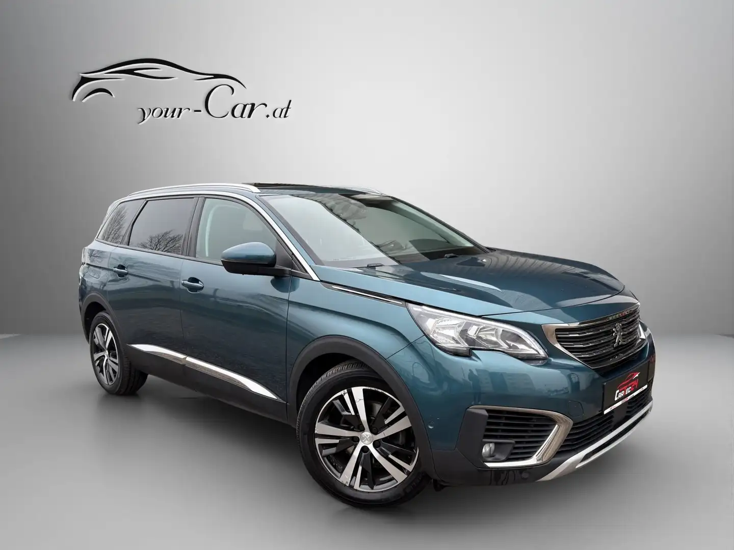 Peugeot 5008 1,5 BHDI 130 EAT8 Allure Aut *7-Sitzer, PANO, ACC* Grün - 1