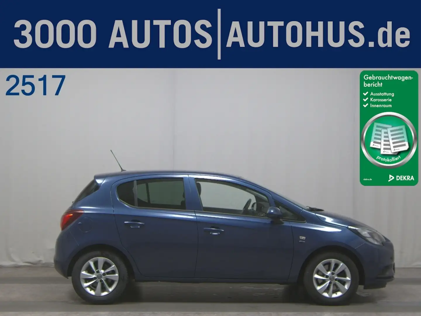 Opel Corsa E 1.4 Turbo ecoFlex Active SHZ Winterp. Blau - 1