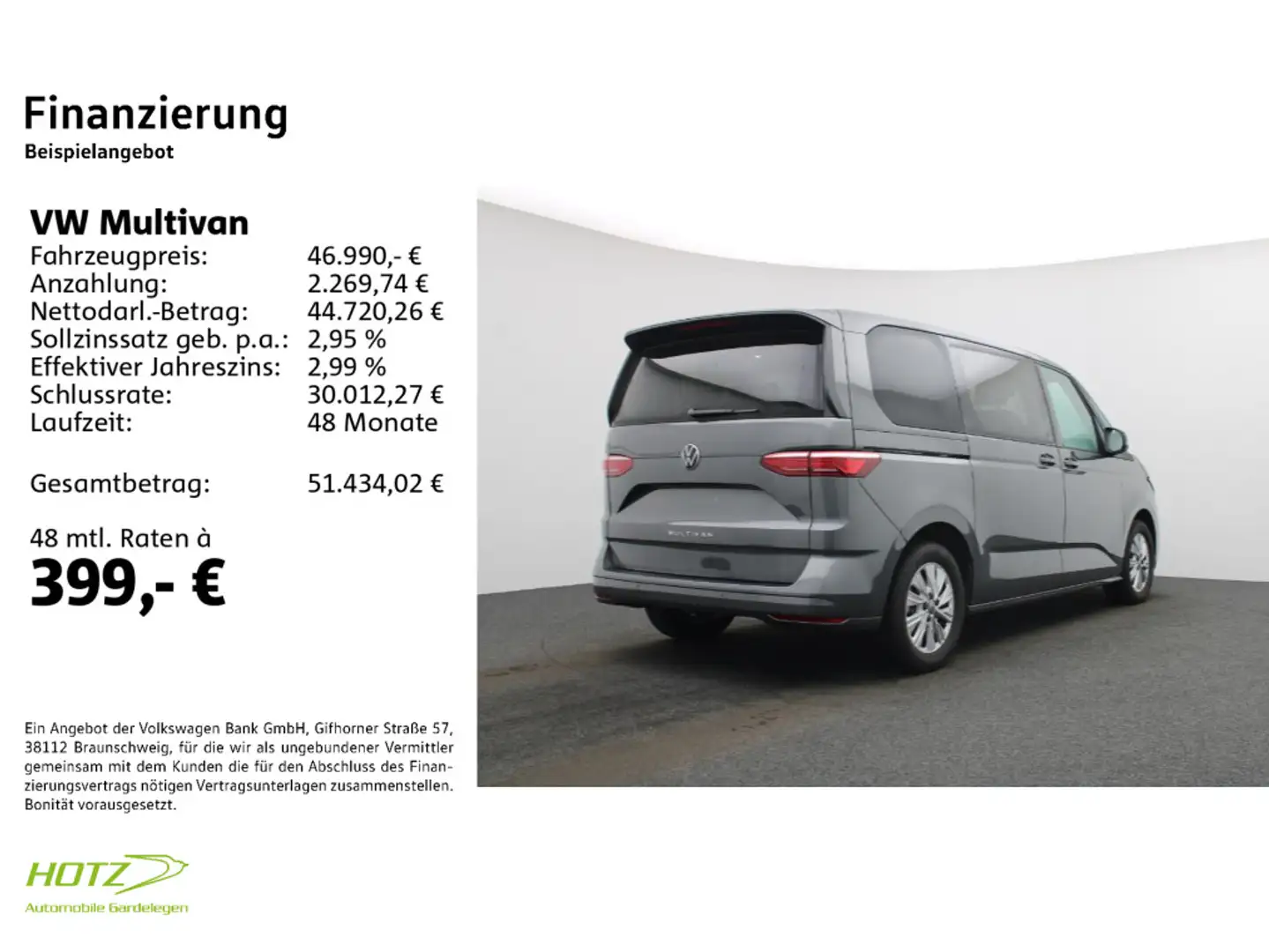 Volkswagen T7 Multivan T7 Multivan KÜ 2.0 TDI DSG Life AHK/Anschlussgar Gris - 2