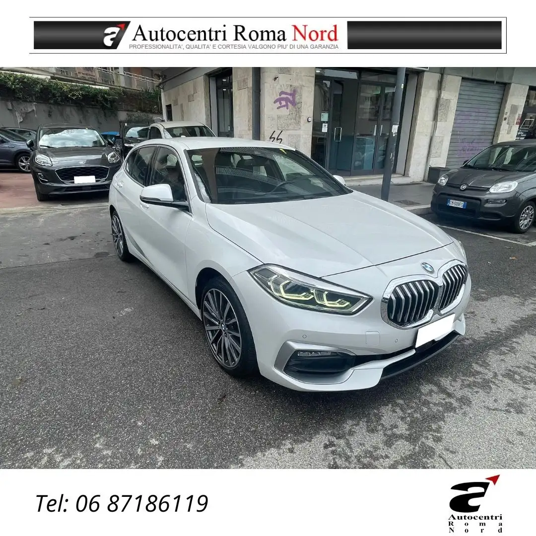 BMW 118 118d Sport auto white version full Wit - 1